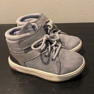 Carters Gray High Top Shoes
